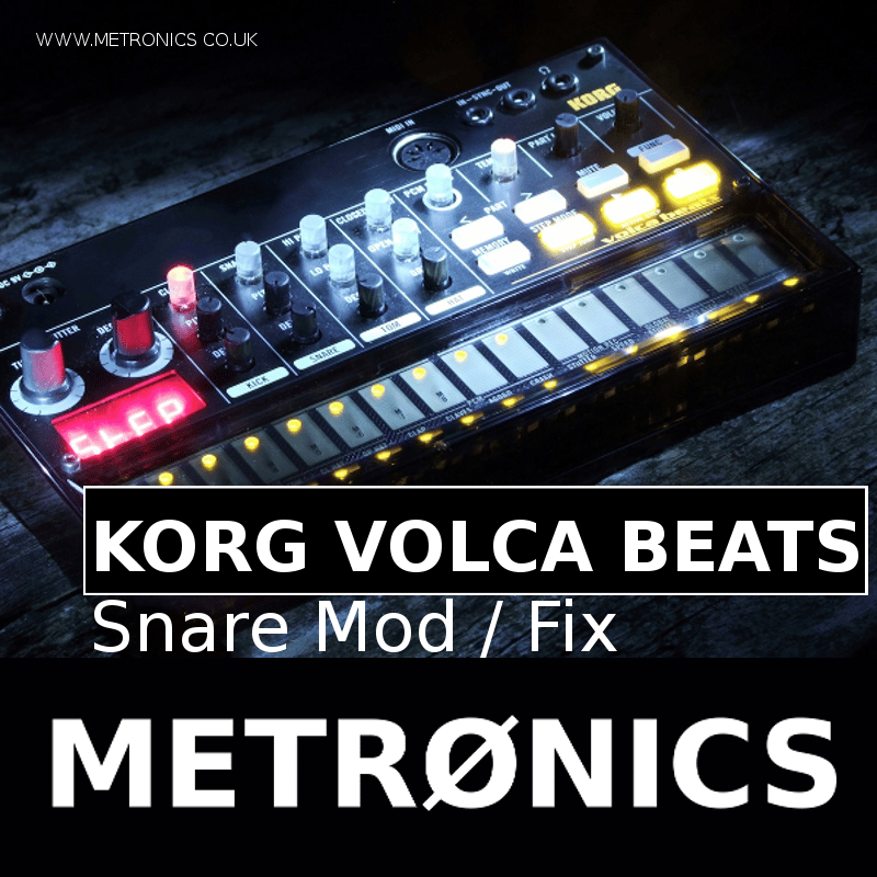 Korg Volca Beats - MODIFICATION SERVICE- Snare Mod & Volume Mod